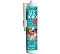 Hotrega Nettoyant MS 1000 High-Tech adhésive et de mastic Cartouche de 290 ml Transparent et en couleur, blanc G