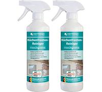 HOTREGA Nettoyant pour façades de cuisine - Brillant - 2 x 500 ml - Sans traces et pH neutre - Élimine les traces de doigts - Pour surfaces peintes, films et brillantes