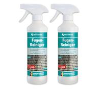HOTREGA Nettoyant pour joints 2 x 500 ml | Pour salle de bain et douche | Extra puissant et sans acide | Élimine la graisse, le savon et le calcaire | Rafraîchit la couleur des joints
