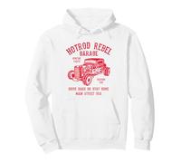Hotrod Rebel Automotive Nostalgia Old Car Design Vieilli Sweat à Capuche
