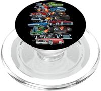 Hotrods, Voitures Classiques, Voitures Musculaires et Dessins animés de Voitures de Course PopSockets PopGrip pour MagSafe