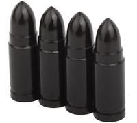 hotrodspirit - Bouchon Valve de Roue (x4) Douille Balle Couleur Noir Auto Moto Velo