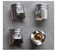 hotrodspirit - Bouchon Valve de Roue (x4) Piston Auto Moto Velo USA Chrome