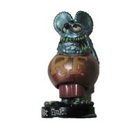 hotrodspirit - Figurine Rat Fink Tete Gris Bleu Pastel Corp Rouge Finition décoloré Rare USA