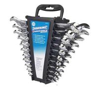 hotrodspirit - lot de 22 cles mixte 11 US et 11 métriques voiture moto outil en pouce et en mm