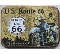 hotrodspirit - Magnet 8x5.5 cm Moto Route 66 Mother Road USA Deco Garage Cuisine Bar Diner loft frigo