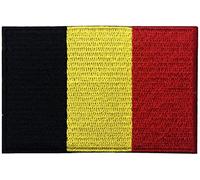 hotrodspirit - Patch Drapeau Belgique 6x3.5 cm ecusson thermocollant Belge