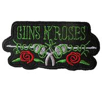 hotrodspirit - Patch du Groupe Guns n Roses Petit modele Fleur 7.5x3.5 cm ecusson thermocollant Rock