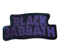 hotrodspirit - Patch Groupe Black Sabbath Logo Noir et Violet écusson Veste Blouson