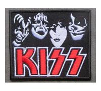 hotrodspirit - Patch Groupe Hard Rock Kiss écusson rectangulaire thermocollant pour Veste Blouson