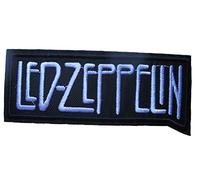 hotrodspirit - Patch Groupe LED Zeppelin Logo Noir et Blanc écusson Veste Blouson