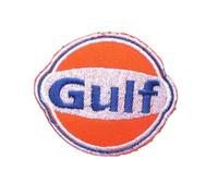 hotrodspirit - Patch Gulf Orange ecusson thermocollant Huile Essence