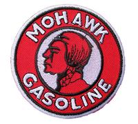 hotrodspirit - Patch Mohawk Gasoline 7.5 cm Huile Essence USA ecusson thermocollant