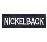 hotrodspirit - Patch Nickelback rectangulaire 8.2x2.6 cm écusson Veste Blouson Rock Roll thermocollant