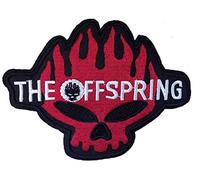 hotrodspirit - Patch Offspring Crane a Flammes Rouges 11x8.5 cm ecusson thermocollant Rock Roll