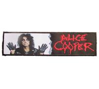 hotrodspirit patch rectangulaire alice cooper 20x5cm ecusson thermocollant