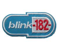 hotrodspirit - Patch Rock Blink 182 Logo Bleu Ciel 8.5x4 cm écusson thermocollant