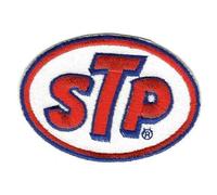 hotrodspirit - Patch STP Blanc ecusson thermocollant Garage Huile Veste