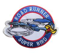 hotrodspirit petit patch road runner super bird 9x7 cm ecusson thermocollant