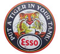 hotrodspirit - Plaque 30cm Esso Tigre Put a Tiger in Your Tank déco Garage Huile Essence