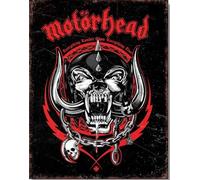 hotrodspirit - Plaque décorative Motorhead Everything Louder 41x32cm tole USA
