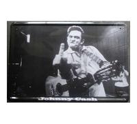 hotrodspirit - Plaque Johnny Cash Doigt d'honneur Prison Affiche tole Deco