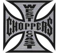 hotrodspirit - Sticker West Coast Choppers 36cm Croix de Malte Biker USA