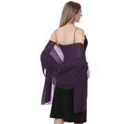 Hotshawl Châles et écharpes en mousseline de soie pour robes de soirée pour femmes, écharpe douce et élégante, écharpe de mariée, étole de mariage, taille unique