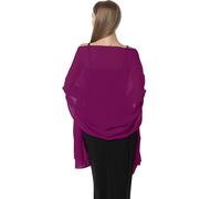 Hotshawl Châles et écharpes en mousseline de soie pour robes de soirée pour femmes, écharpe douce et élégante, écharpe de mariée, étole de mariage, taille unique