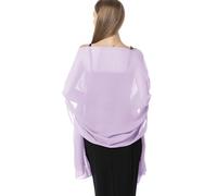 Châles et écharpes en mousseline de soie pour robes de soirée pour femmes, écharpe douce et élégante, écharpe de mariée, étole de mariage, taille unique