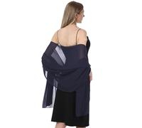Hotshawl Châles et écharpes en mousseline de soie pour robes de soirée pour femmes, écharpe douce et élégante, écharpe de mariée, étole de mariage, taille unique