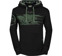 HOTSPOT DESIGN Hoodie, L, noir, sandre, avec détail camouflage, 010301203