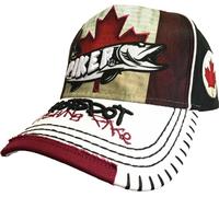 HOTSPOT DESIGN Piker Canada, noir, avec brochet + drapeau du Canada, CP-PIKE04