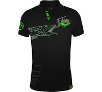 Hotspot Design Polo à Manches Courtes Fishing Mania Pike