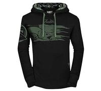HOTSPOT DESIGN Sweat à Capuche Sandre Noir Camouflage, Schwarz, XL