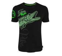 Hotspot Design T-shirt à Manches Courtes Fishing Mania Pike
