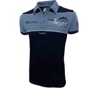 HOTSPOT DESIGN Tuna Target 2.0, Blue Fever, L, bleu, Polo, Pour la pêche en mer, PL010200203