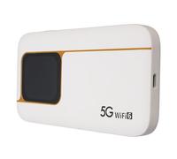 Hotspot Mobile 5G, Routeur Portable à écran Tactile WiFi 6 2,01 Pouces avec Batterie 7100mAh et Emplacement pour Carte SIM pour Les Appareils à la Maison 16, 2,77 Gops, Vitesse
