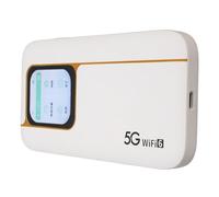 Hotspot Mobile 5G, Routeur Portable WiFi 6 2,4 GHz 5,8 GHz avec Fente de Carte SIM, 16 Appareils Connectés, IP67, 7100mAh, écran Tactile, Hotspot de Poche pour Le Voyage