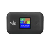 Hotspot Mobile WiFi 4G LTE, Point D'accès WiFi Portable pour Les Voyages, 10 Appareils Connectés, Routeurs Internet sans Fil avec Emplacement pour Carte SIM, pour l'europe Afrique