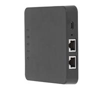 Hotspot WiFi Portable pour Les Voyages, Routeur de Voyage 4G LTE pour Toute l'europe, Carte Nano SIM 2 Ports Ethernet Gigabit, Point D'accès pour Carte SIM pour Voyage, Camping,