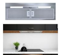 Hotte 80 cm sans tête Globalo Hadario Inox hotte de circulation d'air...