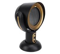 Hotte à Portée Portable avec Batterie de 3000mAh, Filtre de Refroidissement, 2 Vitesses de Vent, Filtre Détachable, Capuche de Plage de Bureau Rechargeable, pour Hot Pot, (GOLD)