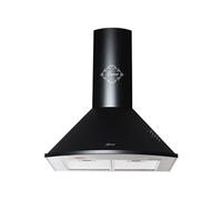 Hotte aspirante 60 cm GCH 046 BL 6 avec filtre à charbon Noir 1000m³