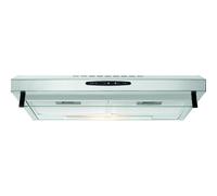Hotte aspirante 60cm 3 niveaux puissance recirculation de l'air acier inox., 105W, Argent, Bomann, DU623.2I