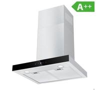 Hotte Aspirante 60cm Tactile 700 m³/h,9 V itesses Classe A++ Hotte de Cuisine Murale En Inox Noir LED