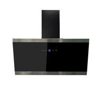 Hotte Aspirante 90 Cm Sans Visière En Verre Noir Touch Respekta