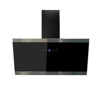 Hotte Aspirante 90 Cm Sans Visière En Verre Noir Touch Respekta