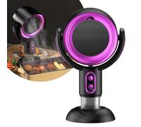 Hotte Aspirante À Ions Négatifs, Ventilateur Anti-fumée Puff Hide Purificateur D'air Électrique Portable, Élimine la Fumée de L'intérieur Mini Ventilateurs de Bureau USB - Cuisine(USB-Purple)