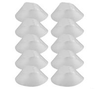 Hotte Aspirante Acier 19,5x19,5cm - Grille Anti-Graisse Compatible pour electrolux Candy - Lot de 10 Durables